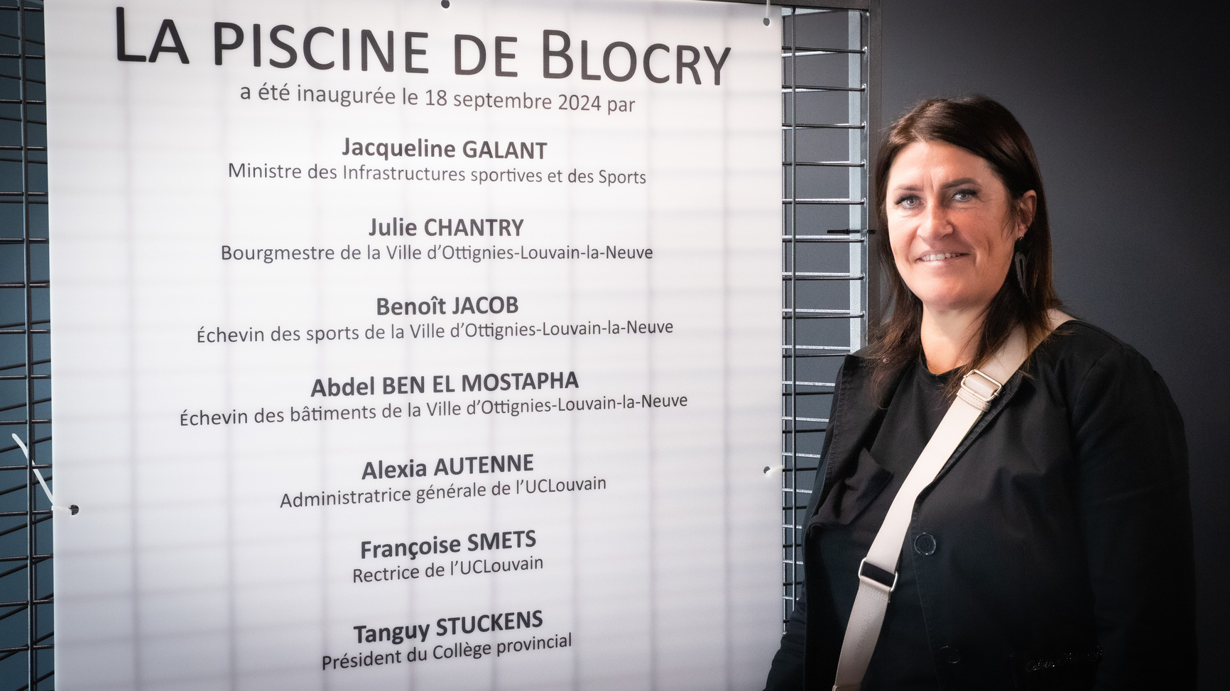 Inauguration de la piscine olympique du Blocry