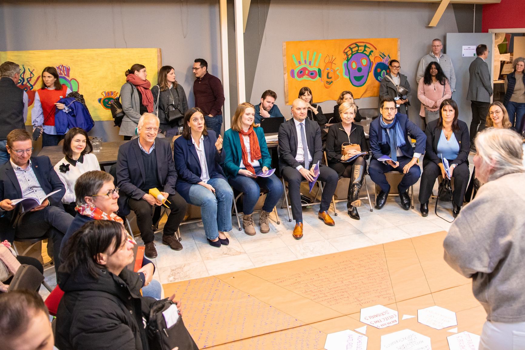Rencontre avec Le Réseau Wallon de Lutte contre la Pauvreté avec les Ministres des gouvernements wallon et de la FWB.